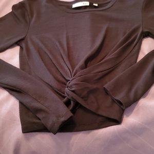 Wilfred knot cropped long sleeve